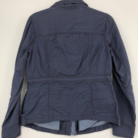 Toad&Co Blue Classic Linen-Cotton Utility Jacket | Perfect for Any Season - Picture 2 of 5